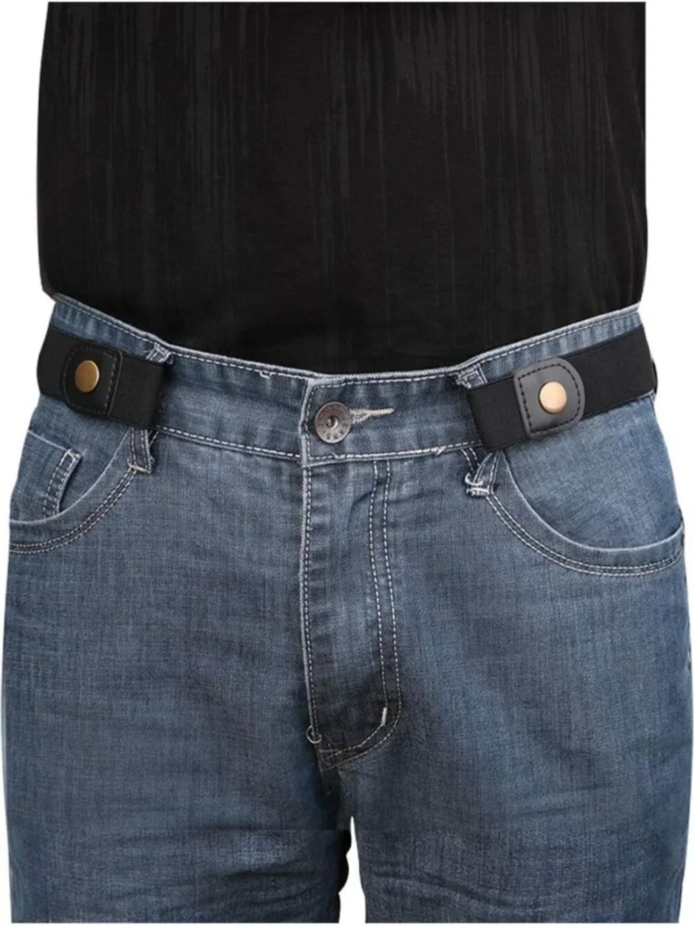 Adjustable No Buckle Invisible Elastic Stretch Belt for Men & Women - Gift Idea